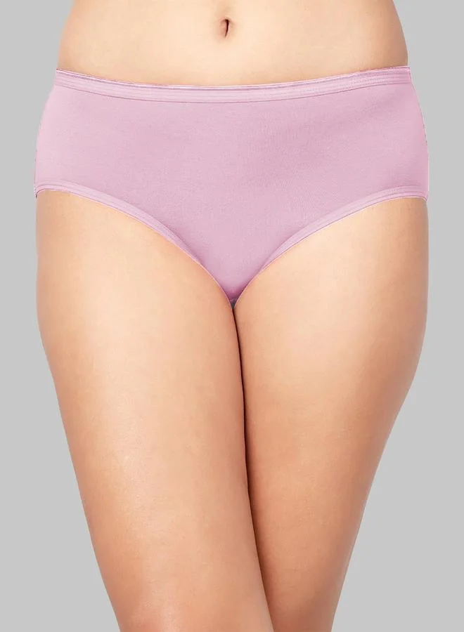 Clovia  Pack of 3-Mid Hipster Bikini with Inner Elastic - Cotton for Women | Best Price UAE
